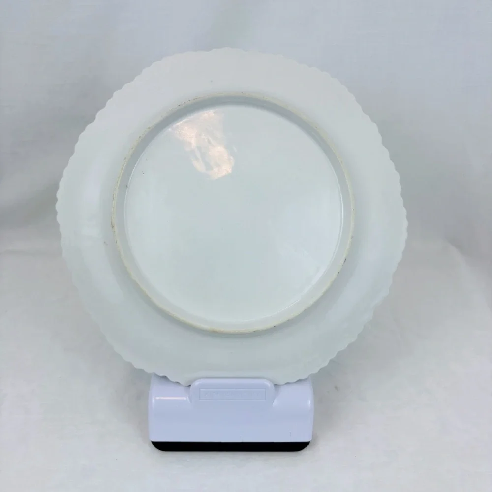 Vintage Early 20th Century Hand Painted Floral Serving Dish